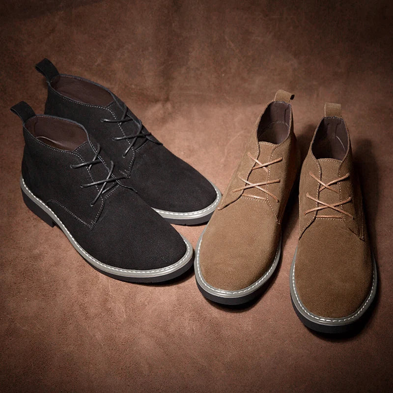 MADRID | Elevator-Suede-Shoe +2.4 Inches
