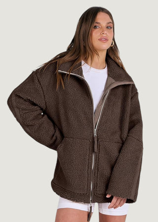 Immanuël Cozy Oversized Fleece Jacket