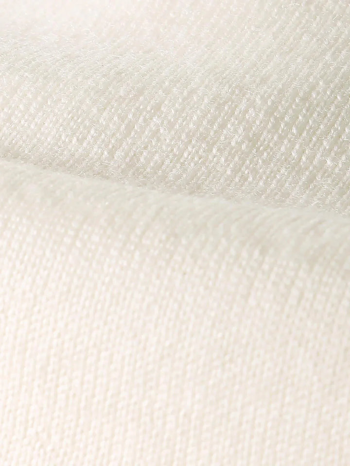 MARSEILLE - BEIGE MERINO HALFZIP SWEATER