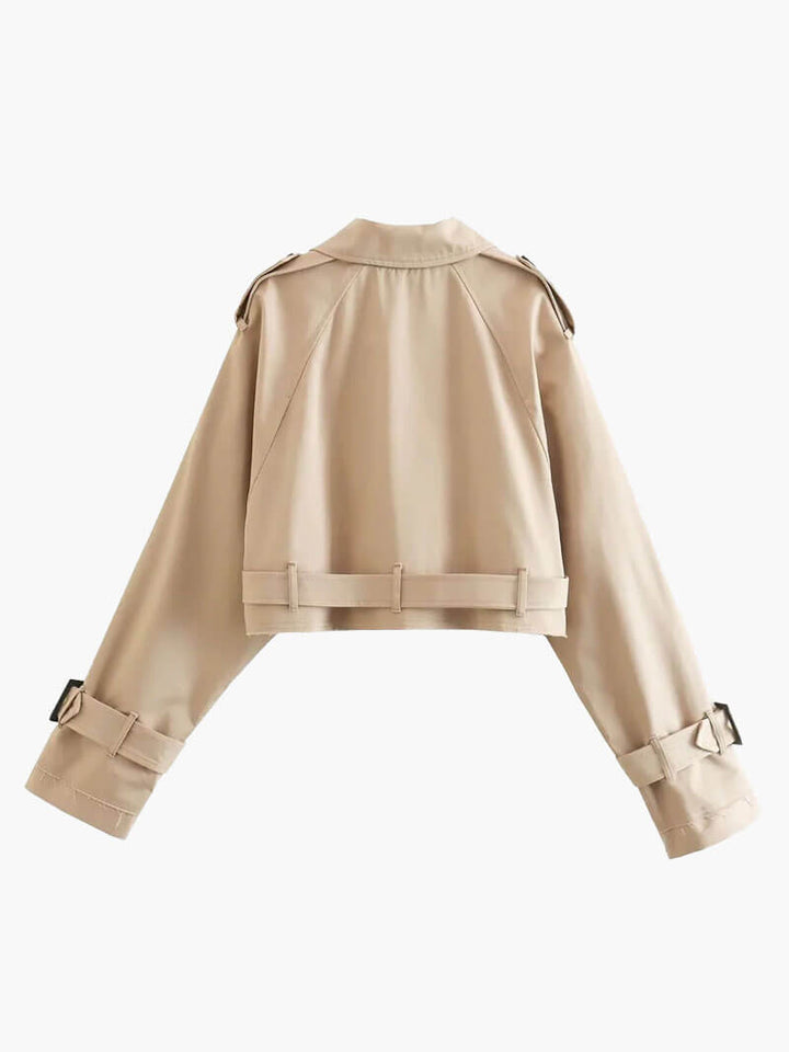 Immanuël™ cropped Trenchcoat