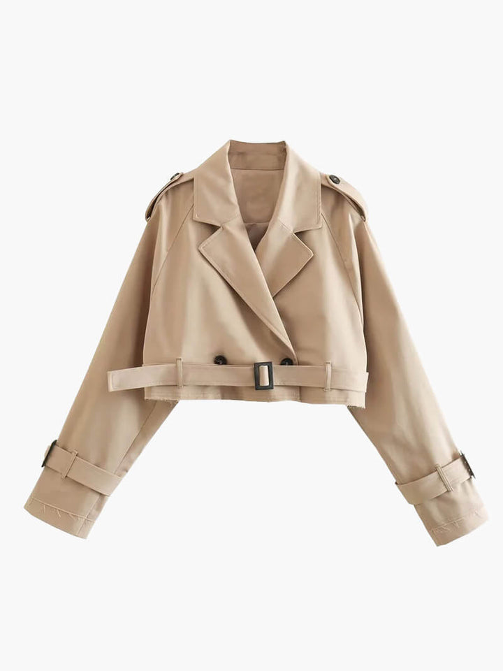 Immanuël™ cropped Trenchcoat