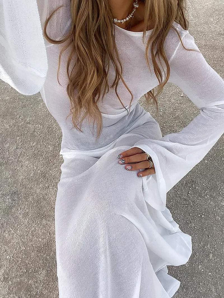 Celina Sheer Maxi dress