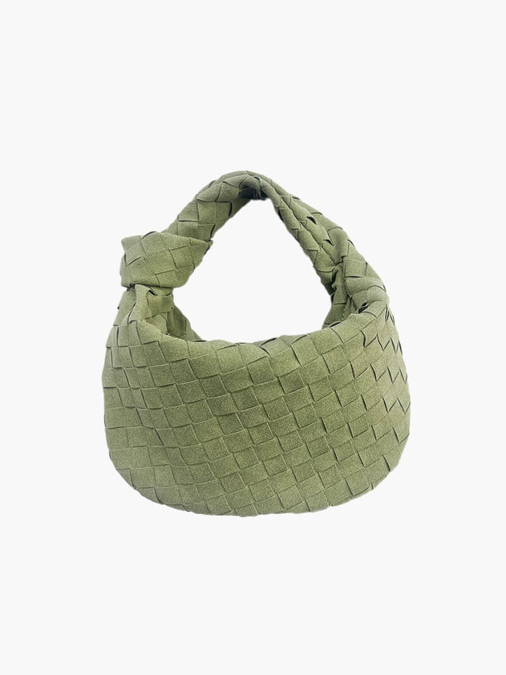 Woven Bag mini suede