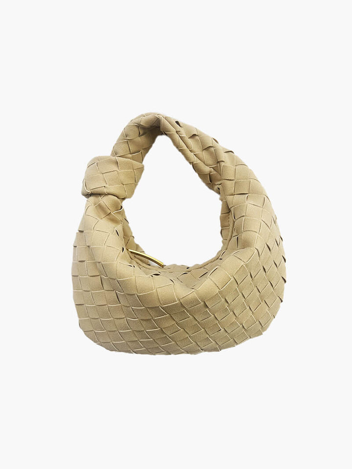 Woven Bag mini suede