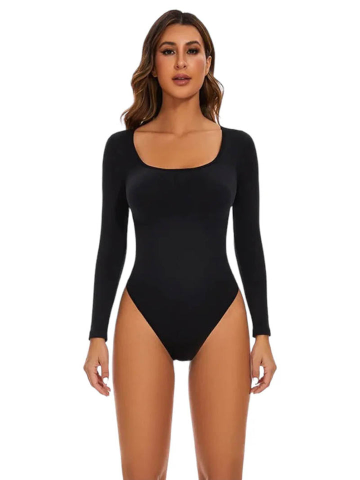 Longsleeve Thong Bodysuit