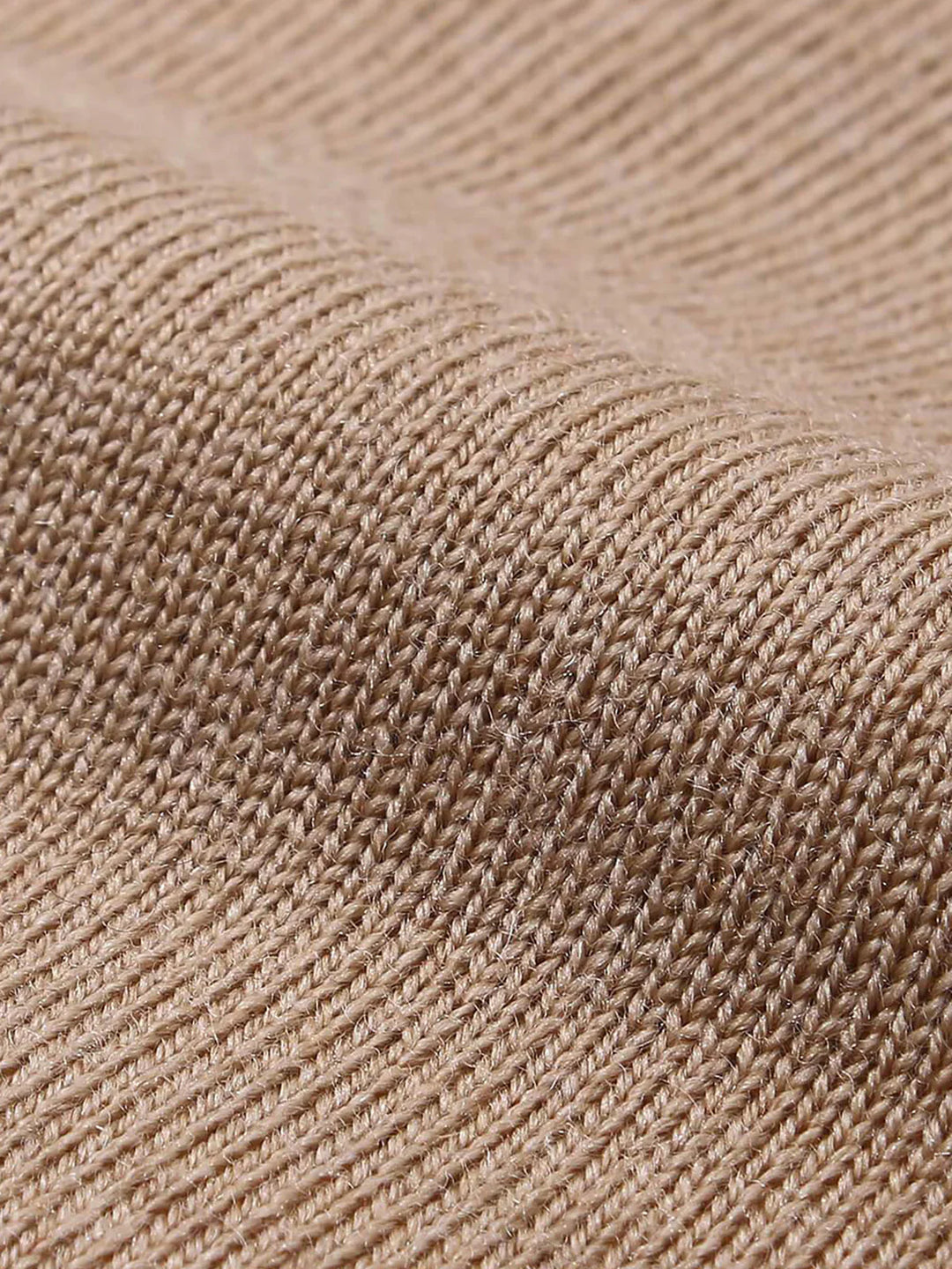 MARSEILLE - TAUPE MERINO HALFZIP SWEATER