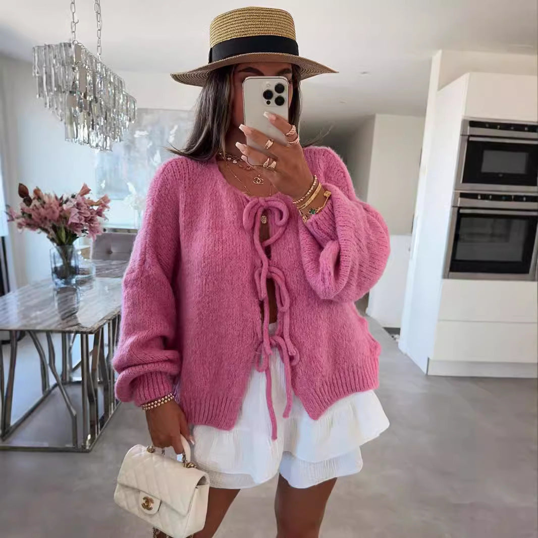 BowChic Knit Cardigan